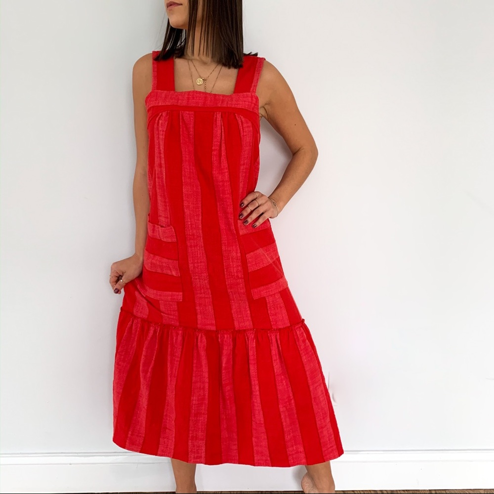 ANTHROPOLOGIE•MAEVE Striped Maxi Dress Size XS
